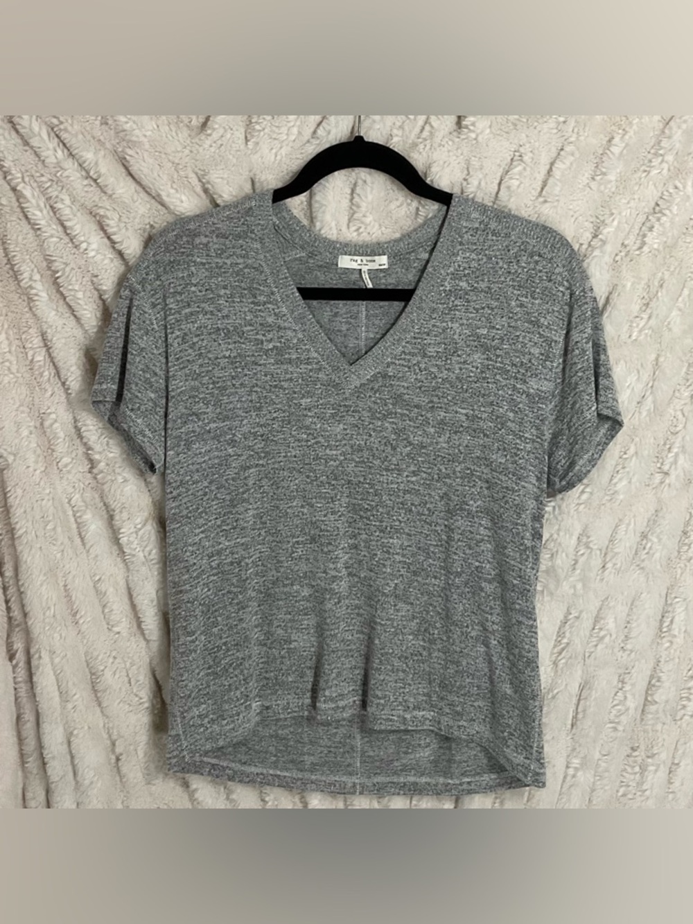 Rag & Bone Avryl V-Neck Short Sleeve Tee